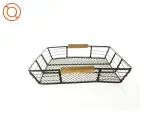 Fil de Fer Metalbakke med træ håndtag (str. 34 x 24 cm) - 2