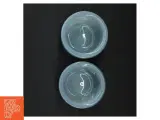 Lysestager i blåt glas (str. 8 x 9 cm) - 2