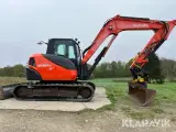 Gravemaskine 8,2 t Kubota Kx080-4 - 2