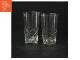 Sæt af slebne glas (str. Ø. 6,5 cm. længde, 10 cm) - 2