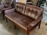 Læder sofa gruppe 