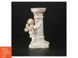 Keramiklysestage med englemotiv (str. 16 cm) - 2