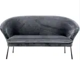 Velour sofa