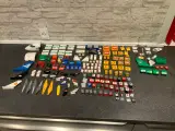 Gamle legoklodser med print og klistermærker