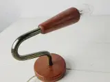 ⭐️- Smuk Retro Væglampe i Teaktræ og Messing - 5
