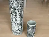 Bjørn Wiinblad vaser + 4 smørbrikker