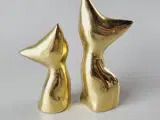 ⭐️- Vintage Messing Katte - Smukt Par  - 4
