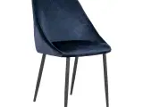 Porto Spisebordsstol - Stol i blå velour HN1205