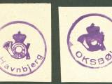 Posthornstempler Havnbjerg - Oksbøl
