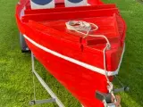 Synkefri jolle inkl. trailer, 2 motorer - 2