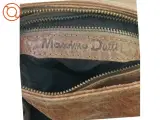 Vintage Skulder taske i distressed Læder fra Massimo Dutti (str. 24 x 23 cm) - 3