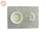 Rund porcelæns skål med låg - 2