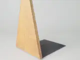 ⭐️· vintage Bogstøtte - Teaktræ og Metal - 2