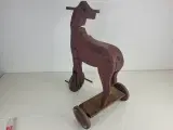 Træhest på hjul svensk landstil  - 5