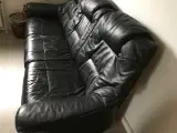 Lædersofa.  