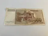 20000 Dinara Yugoslavia - 2