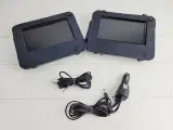 ⭐️- 2 stk LCD Skærme m. Mini dvd afspiller - Logik - 5