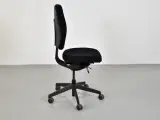Duba b8 dash kontorstol med sort alcantara polster og høj ryg - 4