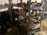 Blandet lot Lejer, hjulbeslag, hjul, ruller til transportbånd og diverse andet - 2
