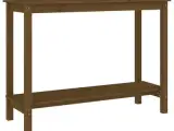 vidaXL konsolbord 110x40x80 cm massivt fyrretræ gy