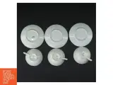 Porcelænskopper med underkopper fra Bavaria (str. Kopper. ø. 9 cm. tallerkener. ø. 12 cm) - 4