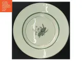 Hjertegræs Porcelænstallerken med blomstermotiv fra Royal Copenhagen (str. 21,5 cm) - 5