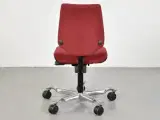 Häg credo 3300 kontorstol med rødt polster - 3