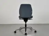 Scan office kontorstol med grå polster og krom fod - 3