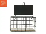 Metaltråds kurv med skilt (str. 24x21 cm) - 3