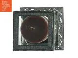 Lysestage med spejl og glas cylinder (str. H. 21 cm) - 2