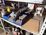 Blandet lot el-motorer, rørsamlere, plastkæder, beslag. - 3