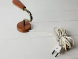 ⭐️- Smuk Retro Væglampe i Teaktræ og Messing - 2