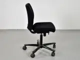 Häg h04 credo 4200 kontorstol med sort polster og sort stel - 4