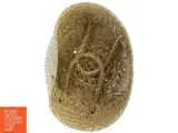 Flettet kurv med låg (str. 22x13 cm) - 2