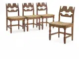 Spisebordsstole i egetræ købes