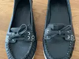 NEDSAT Ubrugt moccasin str. 36, mørkeblå