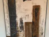 Stort flot maleri str. 90 x 120 cm