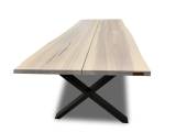 Plankebord ask HVIDOLIERET 2 planker(2+2) 250 x 95-100 cm - 2