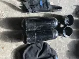 2x10 dykkerflasker  med vinge og bagplade