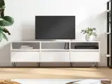 Tv-bord 150x30x44,5 cm konstrueret træ hvid