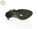 Sorte sandaler (str. 38) - 4