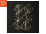 Vintageglas med guldkant (str. 8 x 5 cm) - 4