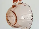 Flødekande, rosa glas - 5