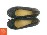 Glitrende sorte ballerina sko fra Petit (str. 32 ) - 3