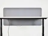 Abstracta bordskærm i grå, inkl. beslag. - 3