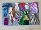 Barbie Mattel inkl. tøj