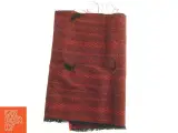 Rødt håndvævet tæppe (str. 122 x 48 cm) - 2