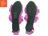 Violette sandaler med krydsremme fra Divided (str. 37) - 2