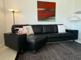 Sofa i sort læder - 2
