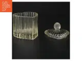 Hjerte Glaskrukke med låg (str. 12x9 cm) - 2